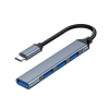Переходник iNeez Slim Design USB-C HUB to 3USB 2.0 + 1USB 3.0