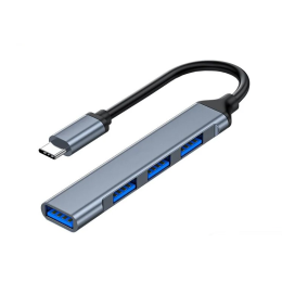 Переходник iNeez Slim Design USB-C HUB to 3USB 2.0 + 1USB 3.0